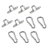 Maxbell Pad Eye Plate Portable Swing Mount Hook Sturdy for Home Use Boat Accessories Quantity 5
