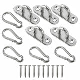 Maxbell Pad Eye Plate Portable Swing Mount Hook Sturdy for Home Use Boat Accessories Quantity 5