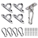 Maxbell Pad Eye Plate Portable Swing Mount Hook Sturdy for Home Use Boat Accessories Quantity 4