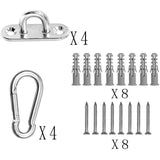 Maxbell Pad Eye Plate Portable Swing Mount Hook Sturdy for Home Use Boat Accessories Quantity 4