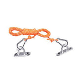 Maxbell Pad Eye Plate Portable Swing Mount Hook Sturdy for Home Use Boat Accessories Quantity 4