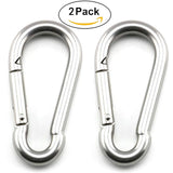 Maxbell Pad Eye Plate Sturdy Swing Mount Hook for Rock Climbing Shade Sail Home Use 6cmx3cm