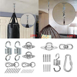 Maxbell Hammock Chair Hanging Kit Hardware Hook Stainless Steel for Yoga Swings 2pcs pad eye