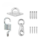 Maxbell Hammock Chair Hanging Kit Hardware Hook Stainless Steel for Yoga Swings 2pcs pad eye