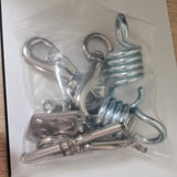 Maxbell Hammock Chair Hanging Kit Hardware Hook Stainless Steel for Yoga Swings 2pcs pad eye