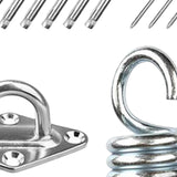 Maxbell Hammock Chair Hanging Kit Hardware Hook Stainless Steel for Yoga Swings 2pcs pad eye