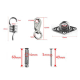 Maxbell Hammock Chair Hanging Kit Hardware Hook Stainless Steel for Yoga Swings 2pcs pad eye
