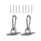 Maxbell Pad Eye Plate Swing Hook for Boat Accessories Decking Rope Fitting Home Use StyleD