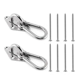 Maxbell Pad Eye Plate Swing Hook for Boat Accessories Decking Rope Fitting Home Use StyleD