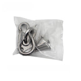 Maxbell Pad Eye Plate Swing Hook for Boat Accessories Decking Rope Fitting Home Use StyleE