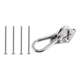 Maxbell Pad Eye Plate Swing Hook for Boat Accessories Decking Rope Fitting Home Use StyleE