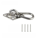 Maxbell Pad Eye Plate Swing Hook for Boat Accessories Decking Rope Fitting Home Use StyleE