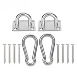 Maxbell Ceiling Anchor Buckle Wall Mounted Swing Hangers Pad Eye Plate for Swings