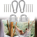 Maxbell Ceiling Anchor Buckle Wall Mounted Swing Hangers Pad Eye Plate for Swings
