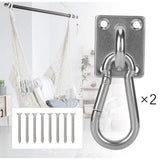 Maxbell Ceiling Anchor Buckle Wall Mounted Swing Hangers Pad Eye Plate for Swings