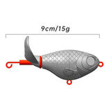 Maxbell 5x Fishing Lures Propeller Tail Swimbaits Hard Baits for Saltwater