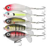 Maxbell 5x Fishing Lures Propeller Tail Swimbaits Hard Baits for Saltwater