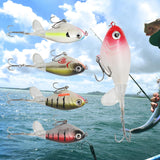 Maxbell 5x Fishing Lures Propeller Tail Swimbaits Hard Baits for Saltwater