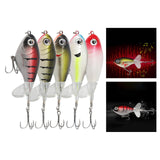 Maxbell 5x Fishing Lures Propeller Tail Swimbaits Hard Baits for Saltwater
