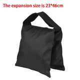 Maxbell 4 Pieces Empty Photographic Sandbag Balance Sand Bag Weight Bag Black Color
