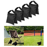 Maxbell 4 Pieces Empty Photographic Sandbag Balance Sand Bag Weight Bag Black Color