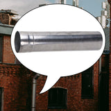 Maxbell Stove Pipe Chimney Exhaust Pipe Flue Extension Tube for Winter Heater Burner 6cmx30cm