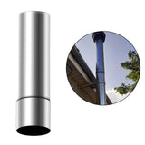 Maxbell Stove Pipe Chimney Exhaust Pipe Flue Extension Tube for Winter Heater Burner 6cmx20cm