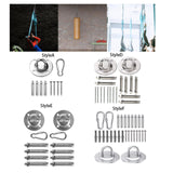 Maxbell Hammock Hanging Kit yoga Ceiling Wall Stainless Steel Chair StyleA