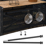 Maxbell Hanging Shelve Crossbar Storage Heavy Duty Lightweight Household BBQ