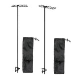 Maxbell Camping Lantern Stand Holder Light Hanging Poles Hanger for BBQ Backpacking Flash