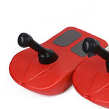 Maxbell Snow Sled Grass Sliding Snowboard Cold Resistant Durable Outdoor Sports Red