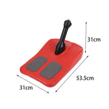 Maxbell Snow Sled Grass Sliding Snowboard Cold Resistant Durable Outdoor Sports Red