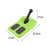 Maxbell Snow Sled Grass Sliding Snowboard Cold Resistant Durable Outdoor Sports Green
