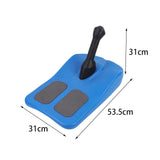 Maxbell Snow Sled Grass Sliding Snowboard Cold Resistant Durable Outdoor Sports Blue