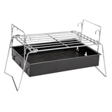 Maxbell Camping Grill Removable Stand Rack Fordable for Outdoor Hiking Backyard