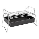 Maxbell Camping Grill Removable Stand Rack Fordable for Outdoor Hiking Backyard