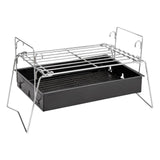 Maxbell Camping Grill Removable Stand Rack Fordable for Outdoor Hiking Backyard