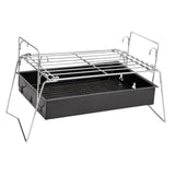 Maxbell Camping Grill Removable Stand Rack Fordable for Outdoor Hiking Backyard
