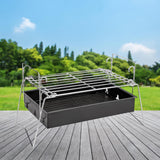 Maxbell Camping Grill Removable Stand Rack Fordable for Outdoor Hiking Backyard