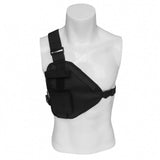 Maxbell Radio Pouch Adjustable Shoulder Strap Durable Unisex Chest Rig Pack