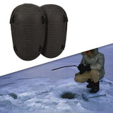 Maxbell Ice Fishing Knee Pads EVA Foam Knee Sleeve Easily Install Wear Resistant Black