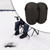 Maxbell Ice Fishing Knee Pads EVA Foam Knee Sleeve Easily Install Wear Resistant Black