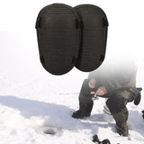 Maxbell Ice Fishing Knee Pads EVA Foam Knee Sleeve Easily Install Wear Resistant Black