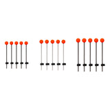Maxbell 5Pcs Ice Fishing Rod Top Tip Portable Easy Using for Reservoirs River Small