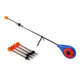 Maxbell 5Pcs Ice Fishing Rod Top Tip Portable Easy Using for Reservoirs River Small