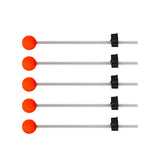 Maxbell 5Pcs Ice Fishing Rod Top Tip Portable Easy Using for Reservoirs River Medium