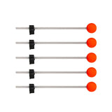 Maxbell 5Pcs Ice Fishing Rod Top Tip Portable Easy Using for Reservoirs River Medium