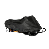Maxbell Snow Sled Shield Rain Snow Cover Protector Outdoor Snowmobile Travel Covers Black 368x130x121cm