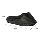 Maxbell Snow Sled Shield Rain Snow Cover Protector Outdoor Snowmobile Travel Covers Black 292x130x121cm
