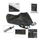 Maxbell Snow Sled Shield Rain Snow Cover Protector Outdoor Snowmobile Travel Covers Black 145x51x48cm